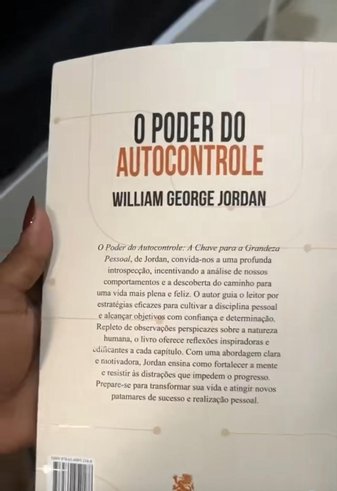 Leitor real de O Poder do Autocontrole — Carla